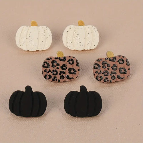 Whimsical Pumpkin Earrings