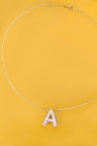 Balloon Initial Necklace