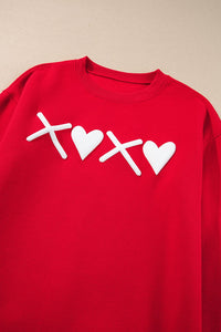 Red Puff XOXO Sweatshirt