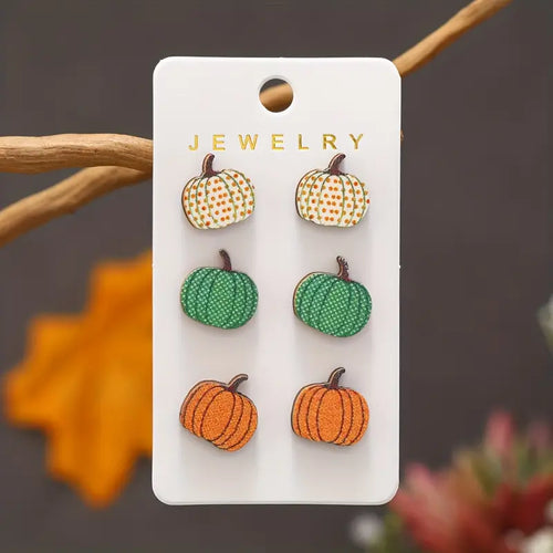 Pumpkin Earrings