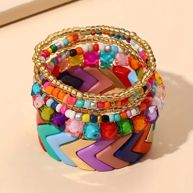 I Want It That Way Bracelet Set in Multi