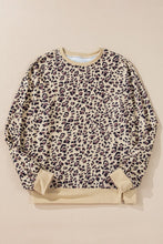 Parchment Leopard Print Sweatshirt