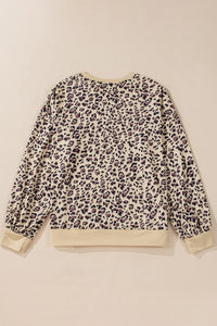 Parchment Leopard Print Sweatshirt