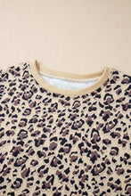 Parchment Leopard Print Sweatshirt