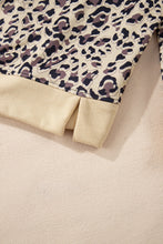 Parchment Leopard Print Sweatshirt