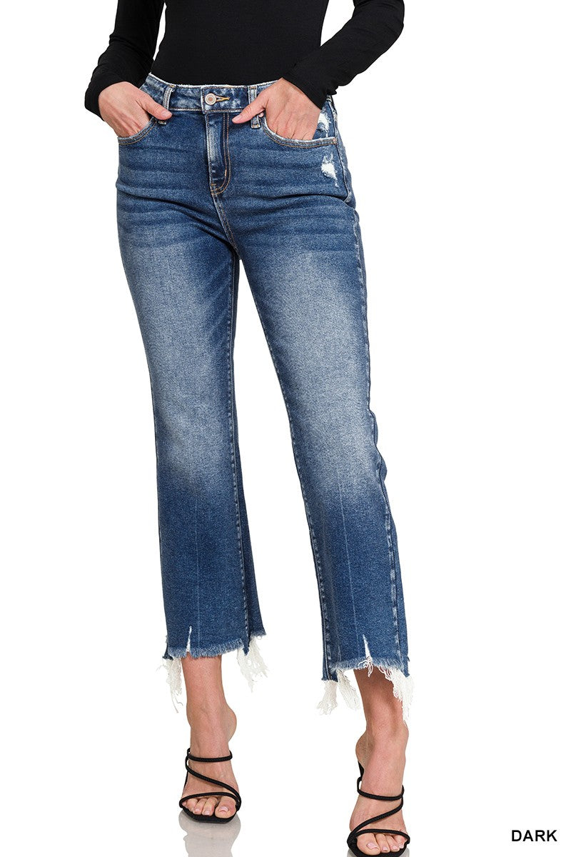 Wylie Kick Crop Jeans