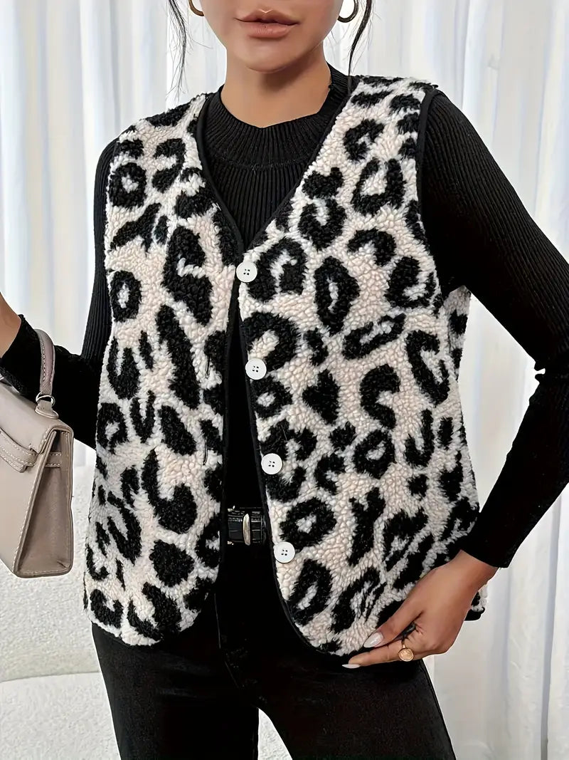 Albie Jace Leopard Vest