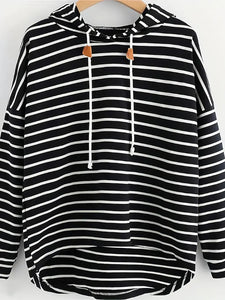 Aliana Striped Hoodie