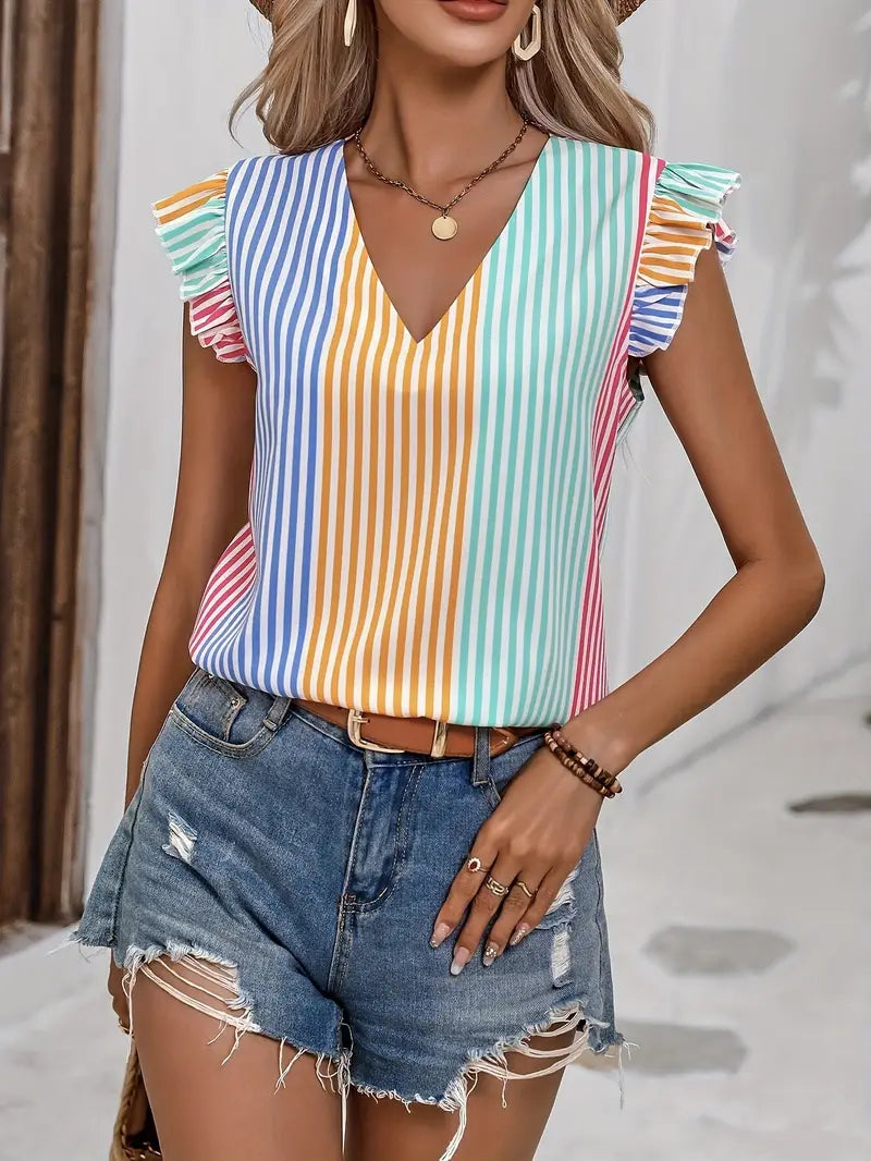 Aria Striped Top