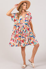 Clover Multi Floral Dress Curvy