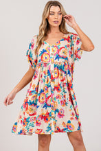 Clover Multi Floral Dress Curvy