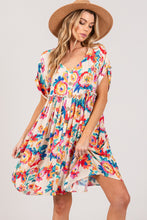 Clover Multi Floral Dress Curvy