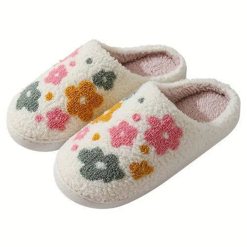 Cozy Bloom Floral Slippers