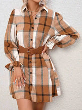 Ozzy Plaid Flannel Dress