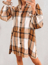 Ozzy Plaid Flannel Dress