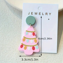 Ricci Christmas Tree Earrings