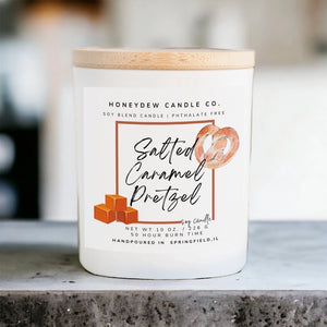 Salted Caramel Pretzel 8oz Candle