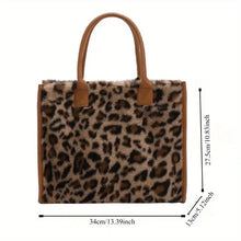 Sophia Leopard Faux Fur Bag