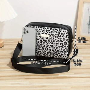 Take Your Pick Leopard Bag