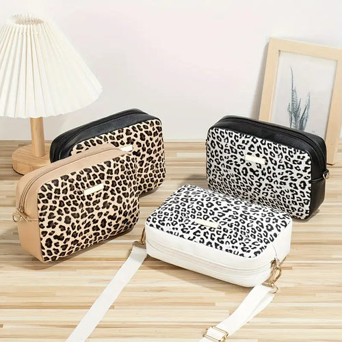 Take Your Pick Leopard Bag