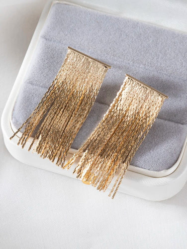 Dazzle Me Tassel Earrings